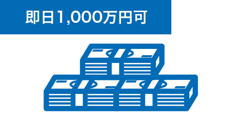 即日1,000万円可
